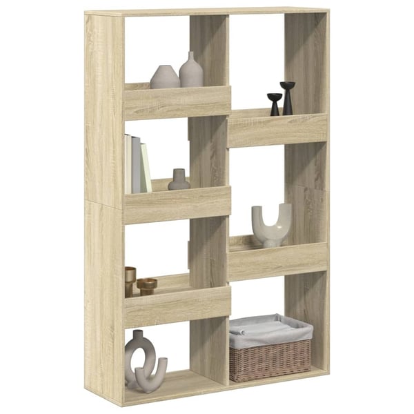 vidaXL Romdeler sonoma eik 100x33x155,5 cm konstruert tre