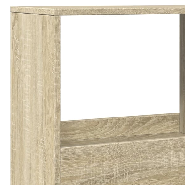vidaXL Romdeler sonoma eik 100x33x155,5 cm konstruert tre
