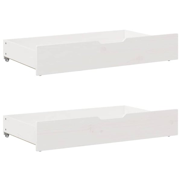 vidaXL Sengeramme uten madrass hvit 160x200 cm heltre furu