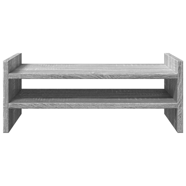 vidaXL Skjermhylle grå sonoma 50x27x20 cm konstruert tre