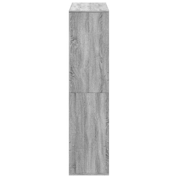 vidaXL Bokhylle grå sonoma 100x33x135 cm konstruert tre