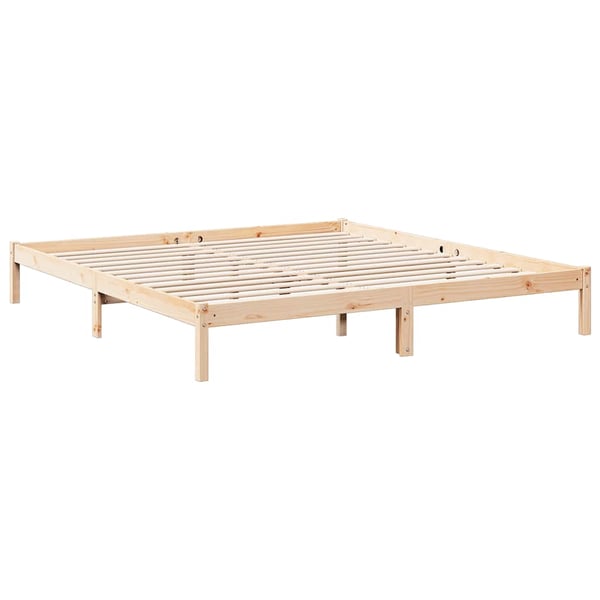 vidaXL Ekstra lang sengeramme uten madrass 180x220 cm heltre furu