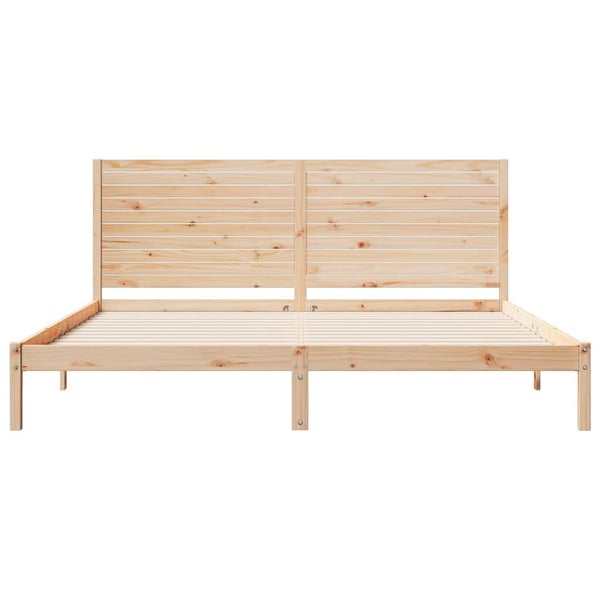vidaXL Ekstra lang sengeramme uten madrass 180x220 cm heltre