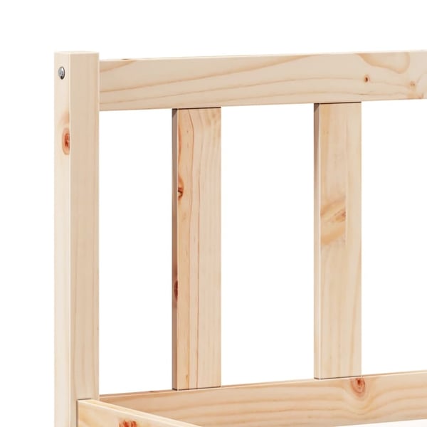 vidaXL Ekstra lang sengeramme uten madrass 200x220 cm heltre furu
