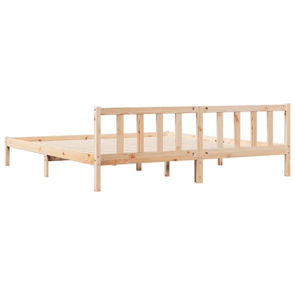 vidaXL Ekstra lang sengeramme uten madrass 180x210 cm heltre furu