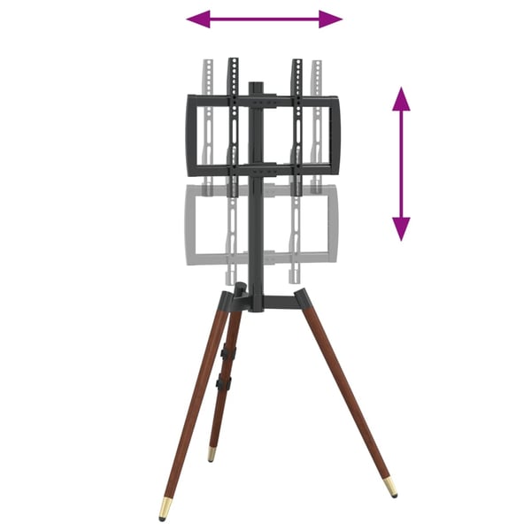 vidaXL tv-stativ til 37-65" skærm maks. VESA 400x400 mm 40 kg