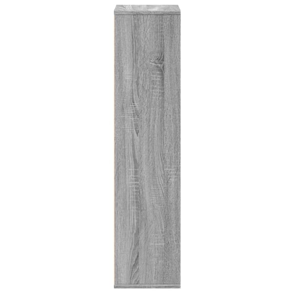 vidaXL Bokhylle grå sonoma 50x25x105 cm konstruert tre