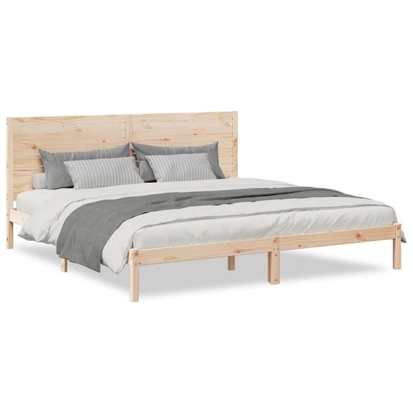 vidaXL Ekstra lang sengeramme uten madrass 180x210 cm heltre