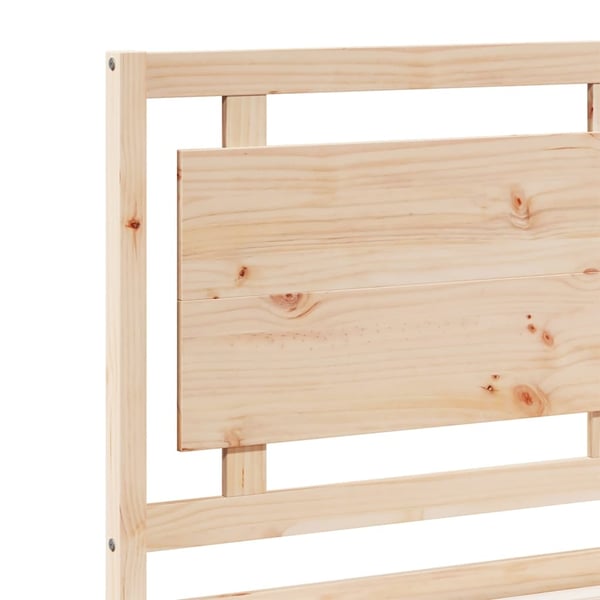 vidaXL Ekstra lang sengeramme uten madrass 180x210 cm heltre