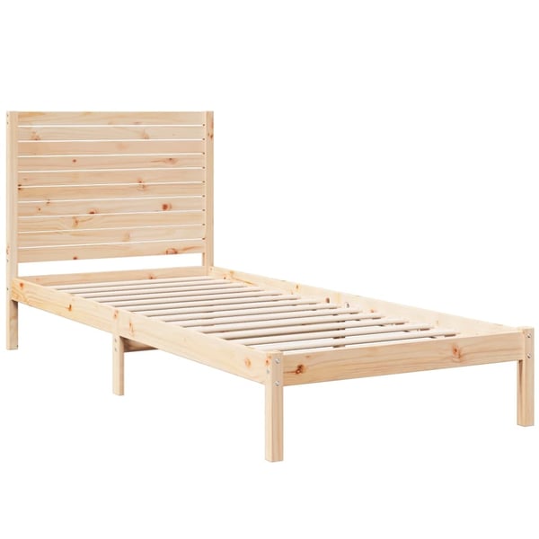 vidaXL Ekstra lang sengeramme uten madrass 90x220 cm heltre