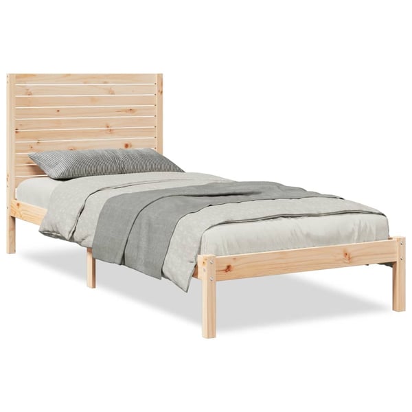 vidaXL Ekstra lang sengeramme uten madrass 90x220 cm heltre
