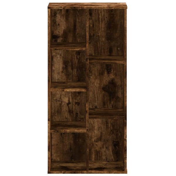 vidaXL Bokhylle røkt eik 50x25x105 cm konstruert tre