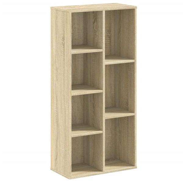 vidaXL Kirjahylly Sonoma-tammi 50x25x105 cm tekninen puu
