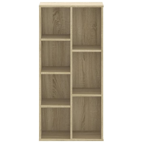 vidaXL Bokhylle sonoma eik 50x25x105 cm konstruert tre