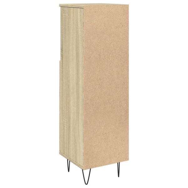 vidaXL Baderomsskap sonoma eik 30x30x100 cm konstruert tre