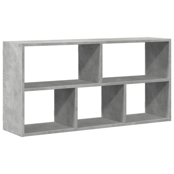 vidaXL Vegghylle betonggrå 100x25x50 cm konstruert tre