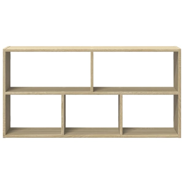vidaXL Vegghylle sonoma eik 100x25x50 cm konstruert tre