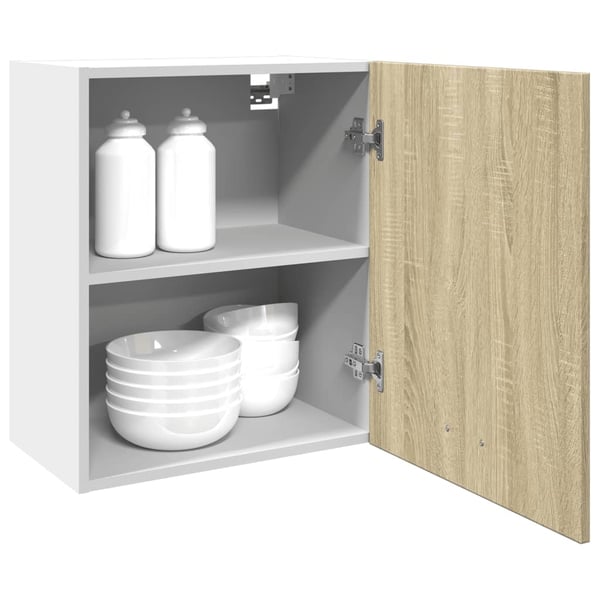 vidaXL Veggmontert skap "Lyon" sonoma eik 50x31x60 cm konstruert tre