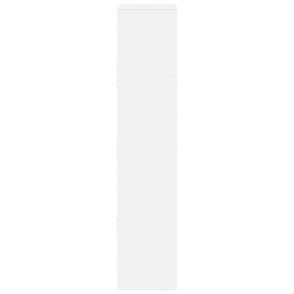 vidaXL Bokhylle hvit 100x33x155,5 cm konstruert tre