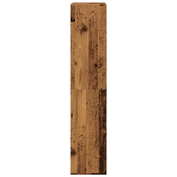 vidaXL Bokhylle gammelt tre 100x33x155,5 cm konstruert tre