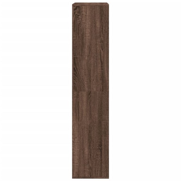vidaXL Bokhylle brun eik 100x33x155,5 cm konstruert tre
