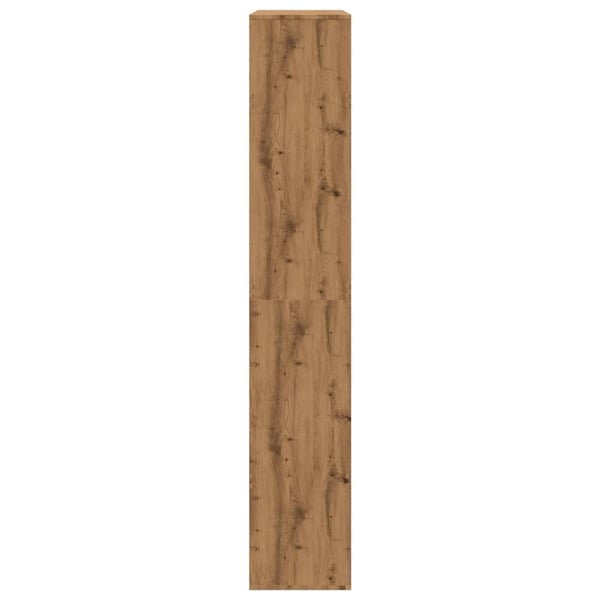 vidaXL Bokhylle artisan eik 100x33x187,5 cm konstruert tre