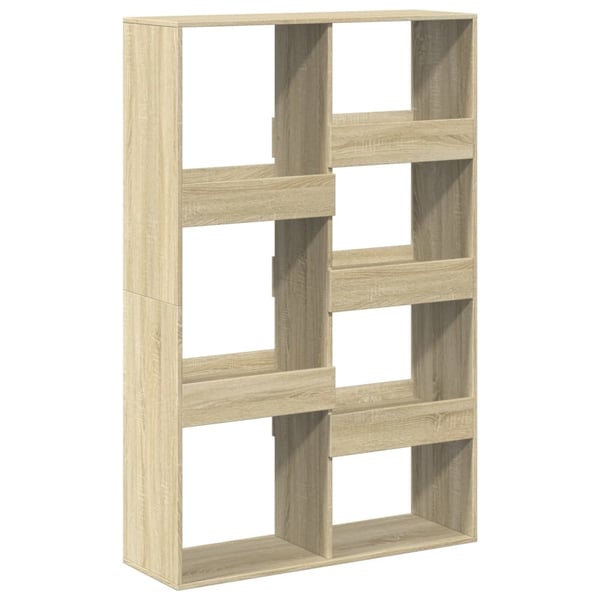 vidaXL Bokhylle sonoma eik 100x33x155,5 cm konstruert tre