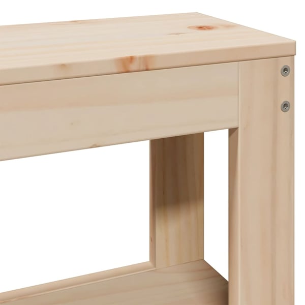 vidaXL Sengeramme uten madrass 140x190 cm heltre furu