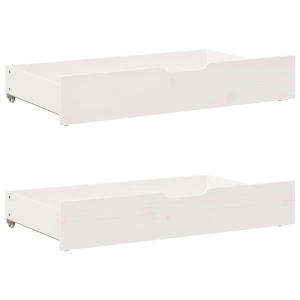 vidaXL Dagseng med skuffer 90x190 cm heltre furu