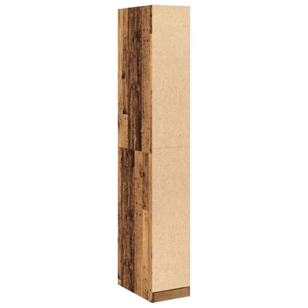 vidaXL Garderobe gammelt tre 30x50x200 cm konstruert tre