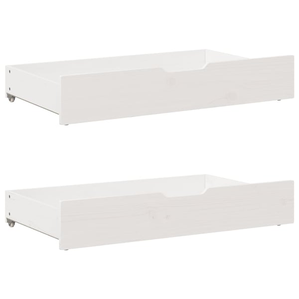 vidaXL Barnesengeramme med skuffer 80x200 cm heltre furu