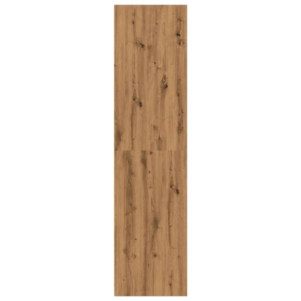 vidaXL Garderobe artisan eik 30x50x200 cm konstruert tre
