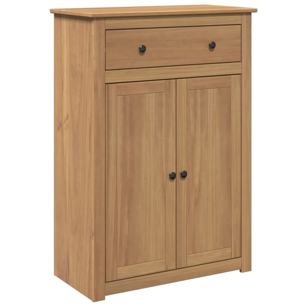 vidaXL Skoskap Panama 80x40x114 cm heltre furu