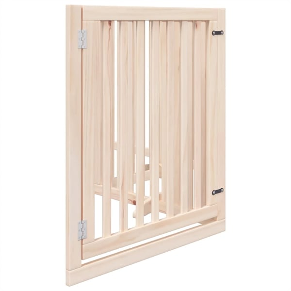 vidaXL Hundeport sammenleggbar 4 paneler 320 cm poppeltre