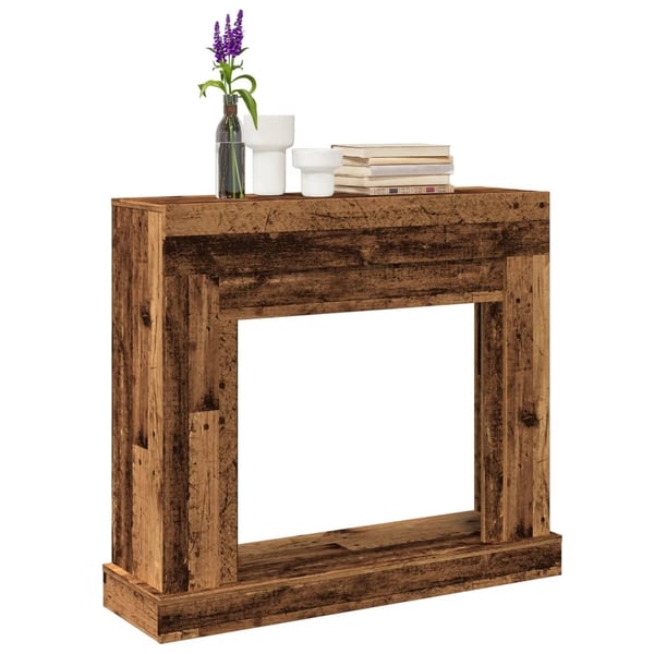 vidaXL Peisramme gammelt tre 100x30x87,5 cm konstruert tre