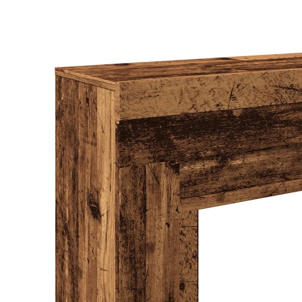vidaXL Peisramme gammelt tre 100x30x87,5 cm konstruert tre