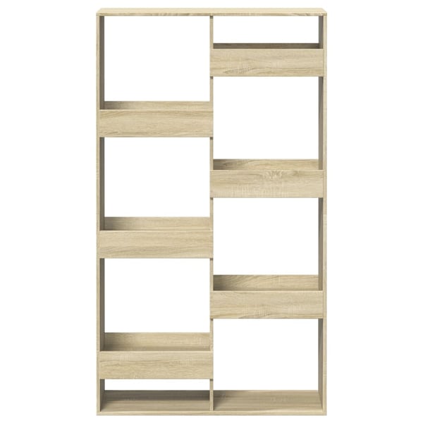 vidaXL Bokhylle sonoma eik 100x33x175 cm konstruert tre