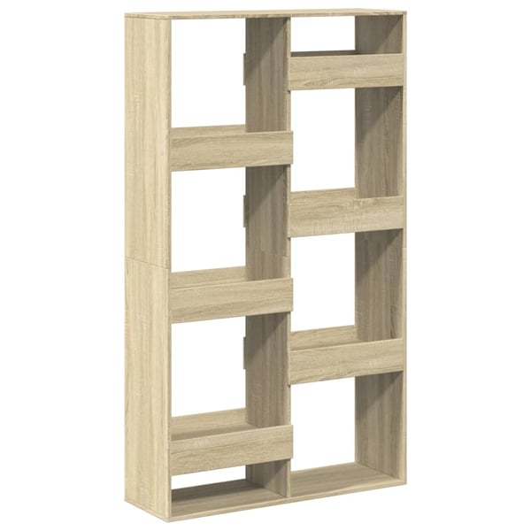 vidaXL Bokhylle sonoma eik 100x33x175 cm konstruert tre
