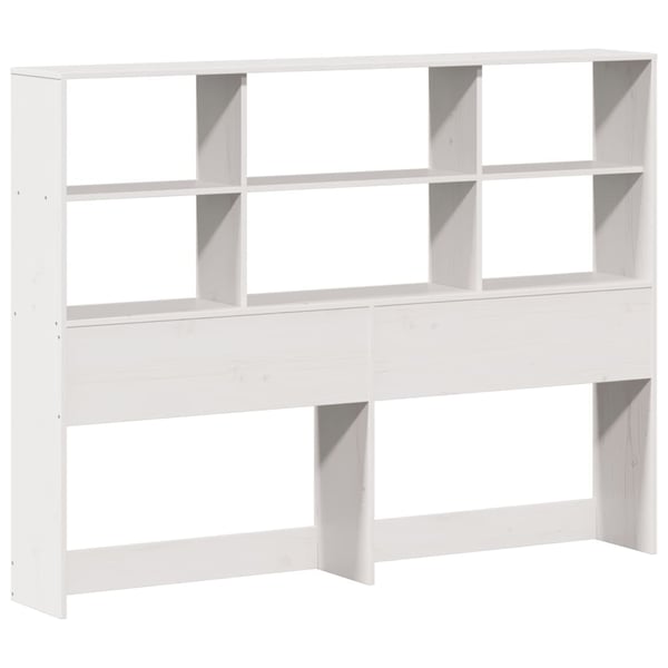 vidaXL Sengeramme uten madrass hvit 140x190 cm heltre furu