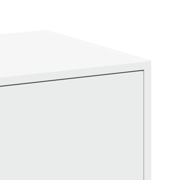 vidaXL Apotekskap hvit 30x41x77,5 cm konstruert tre