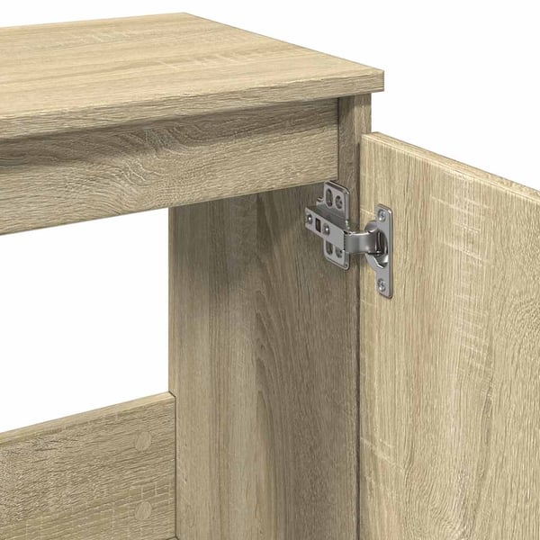 vidaXL Servantskap sonoma eik 58x33x60 cm konstruert tre