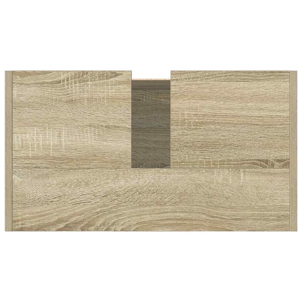 vidaXL Servantskap sonoma eik 58x33x60 cm konstruert tre