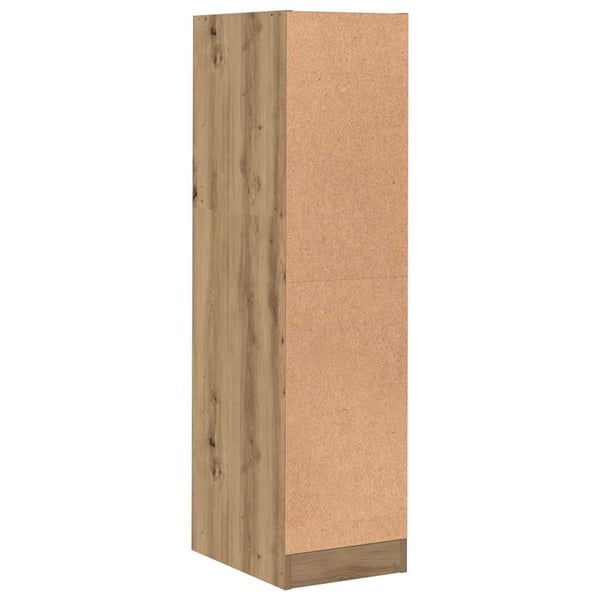 vidaXL Apotekskap artisan eik 30x41x118 cm konstruert tre