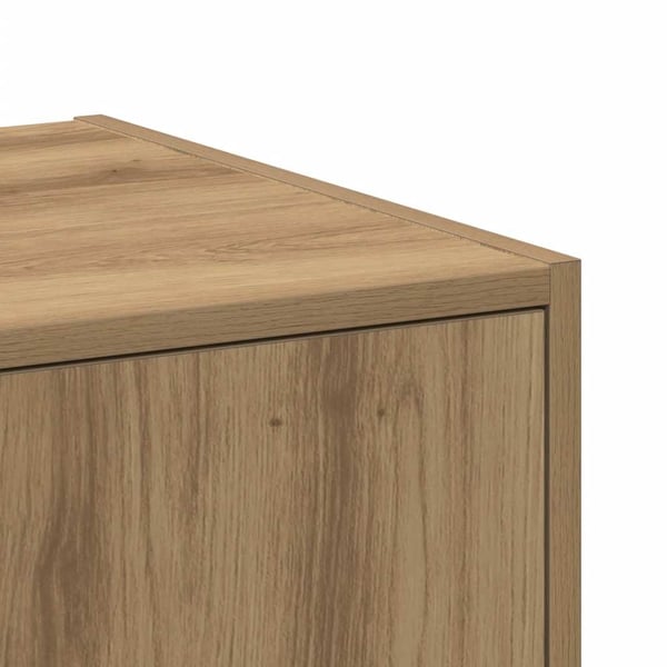 vidaXL Apotekskap artisan eik 30x41x118 cm konstruert tre