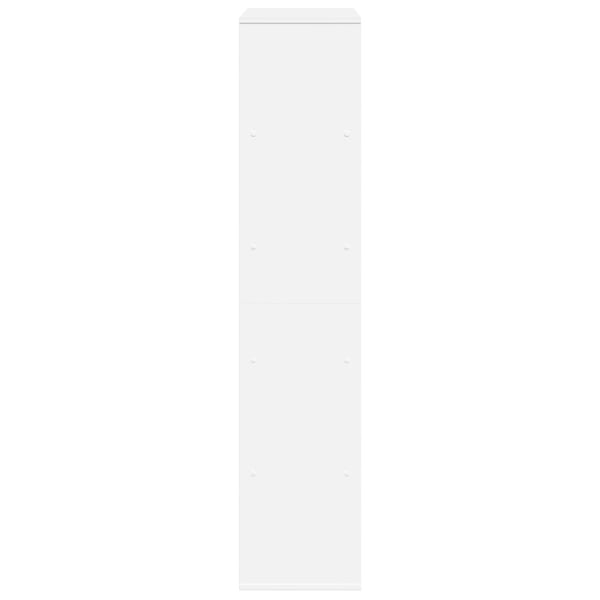 vidaXL Romdeler hvit 100x33x156,5 cm konstruert tre