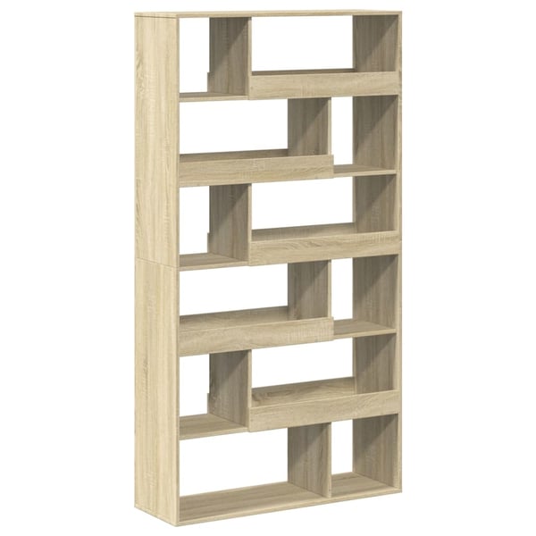 vidaXL Romdeler sonoma eik 100x33x187,5 cm konstruert tre