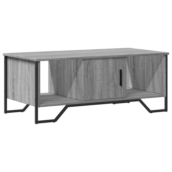 vidaXL Salongbord grå sonoma 100x51x40 cm konstruert tre