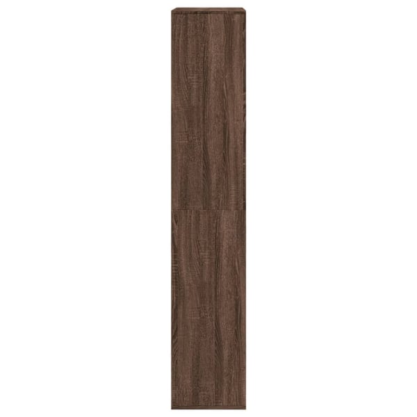 vidaXL Bokhylle brun eik 100x33x175 cm konstruert tre
