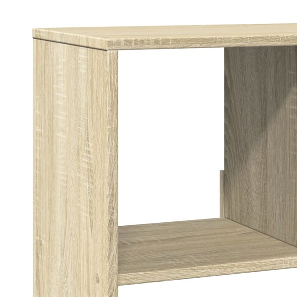 vidaXL Bokhylle sonoma eik 100x33x187,5 cm konstruert tre