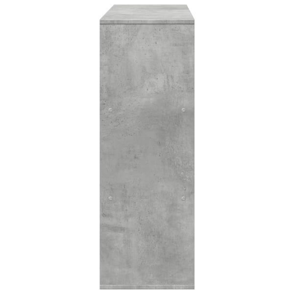 vidaXL Romdeler betonggrå 100x33x94,5 cm konstruert tre